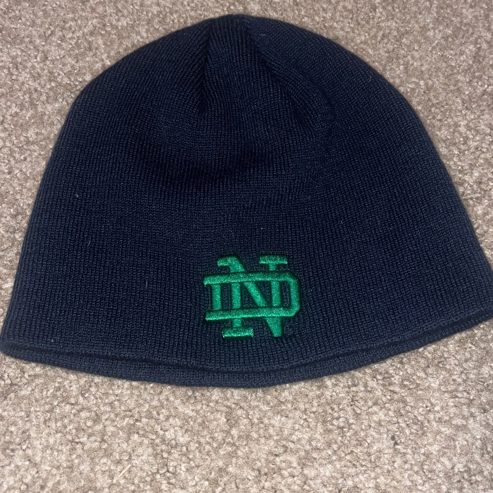 Top of the Navy Knit Cap